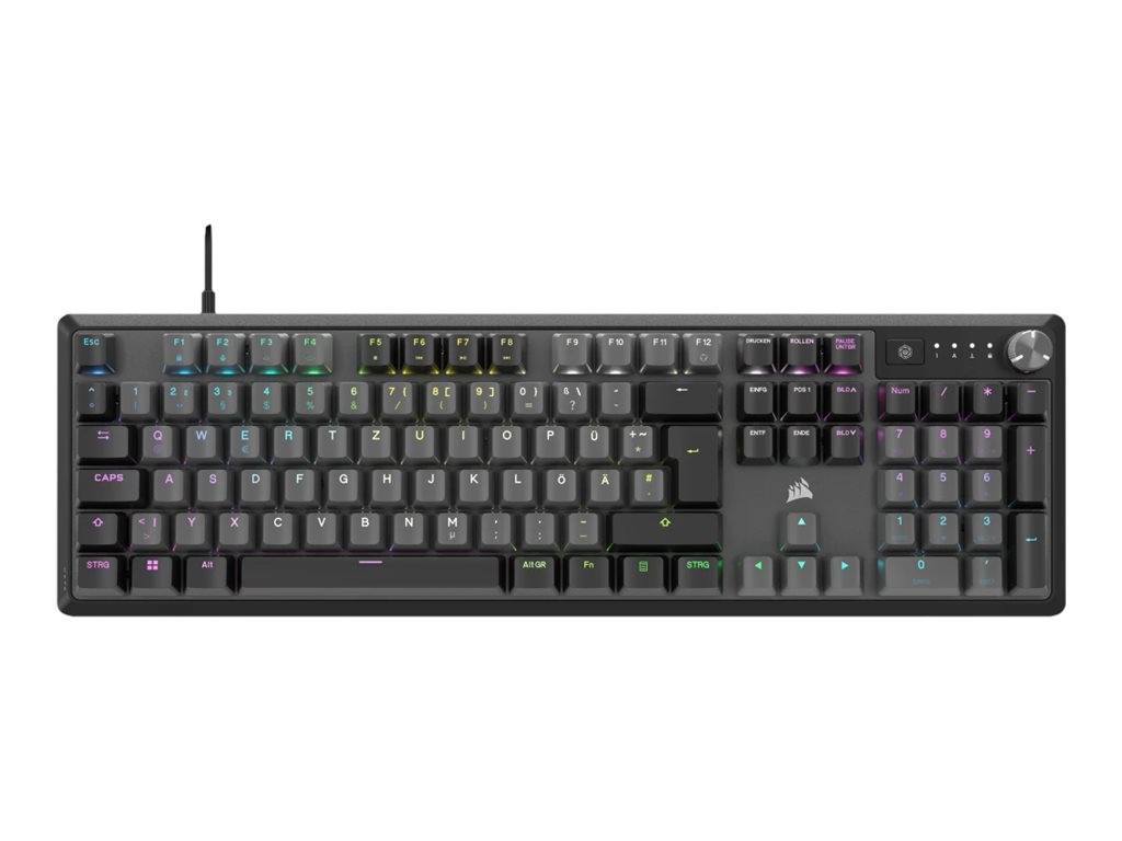 Corsair Gaming K Series K70 CORE RGB Mechanische Tastatur QWERTZ RGB-LED Stahlgrau