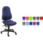 Topstar Bürodrehstuhl "Point 177,80cm (70"), Stoffbezug: grau Komfort-Permanentkontaktmechanik zur Verstellung der Rücken- (8170 G23)