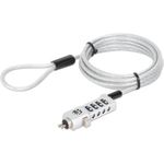 MANHATTAN Notebookschloss univeral 1,8m 4-st. PIN silber (440301)