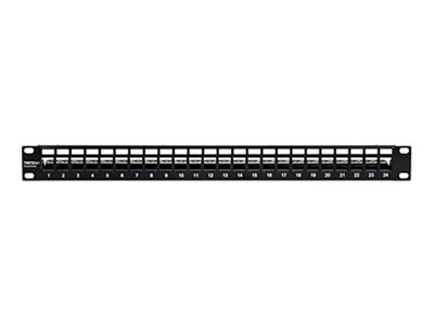 TRENDnet TC-KP24S 24-Port Blank Keystone Patchpanel 1U 19" Schwarz