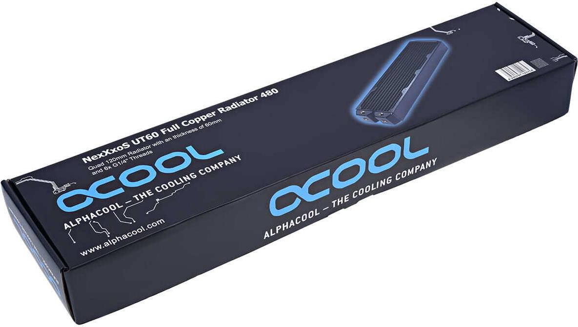 Alphacool NexXxoS UT60 Full Copper 480 mm Radiator Schwarz