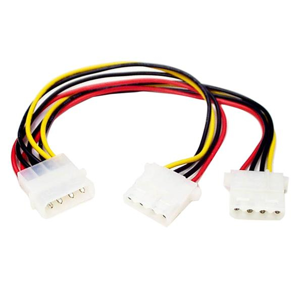 StarTech.com PYO2L Y-Kabel 4 pin Molex Stecker auf 2x LP4 intern 0,2 m