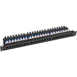 EFB-Elektronik ECOLAN¬ Patchpanel UTP 24xRJ45 Cat.5e, 19- 1HE, RAL9005 schwarz Hersteller: EFB Elektronik (11324123)