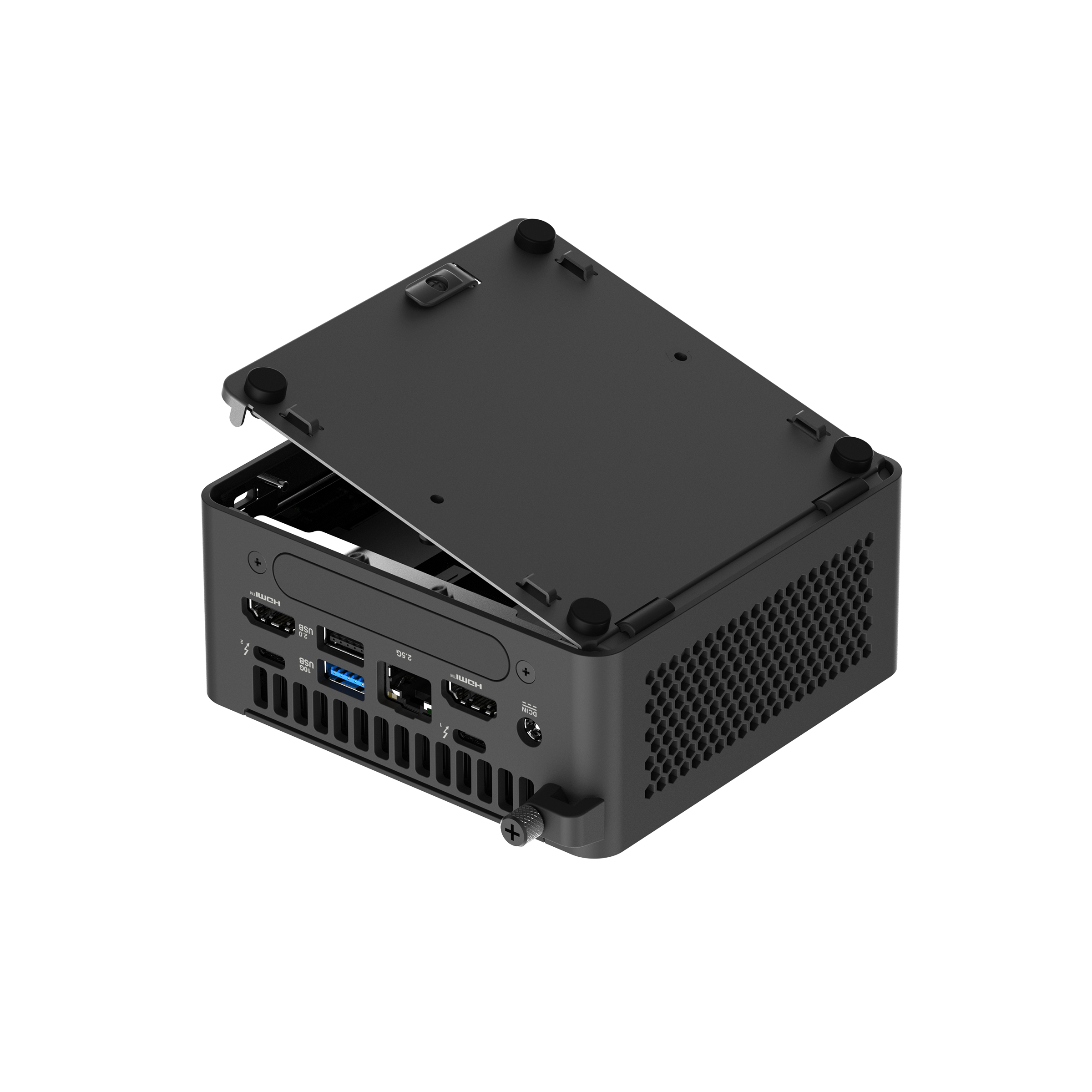 ASUS NUC 15 Pro RNUC15CRHI300002 Barebone Intel Core 3 100U Schwarz