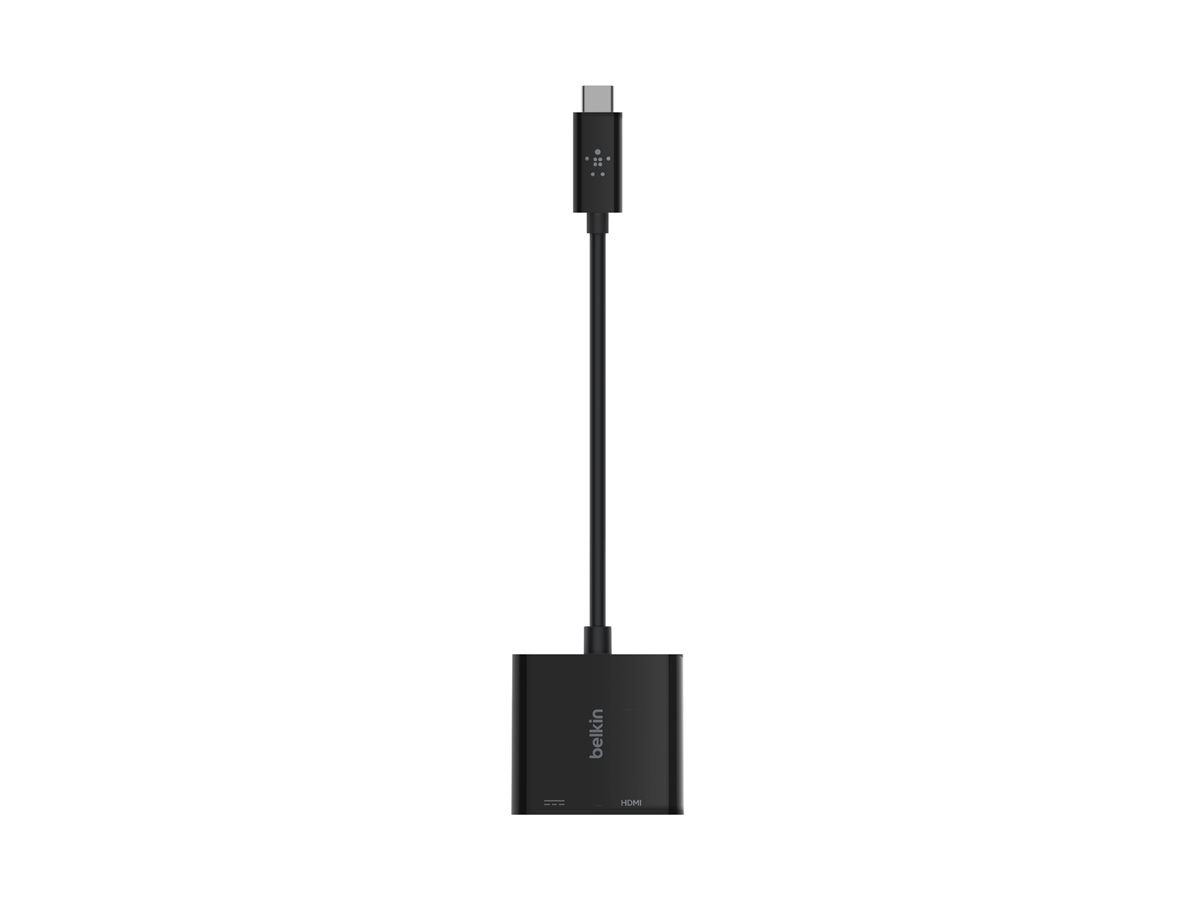 Belkin USB-C to HDMI + Charge Adapter 60W PD 4K Schwarz