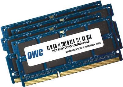 OWC 4x 4GB PC8500 DDR3 (OWC8566DDR3S16S)