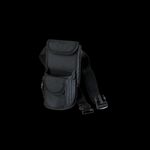 Isiris Basis Holster Einfaches Holster mit offenem Fach für Scanner, geeignet für verschiedene kleine mobile Computer, schwarz, ohne Logo, inkl. Gürtel, 11,5x6,5x23cm (L x B x H) (FTL00286)