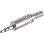 shiverpeaks BASIC-S 3,5 mm Klinkenstecker, stereo 3-polig, Metallgehäuse, im Polybeutel mit Eurolochung (BS51200-M)
