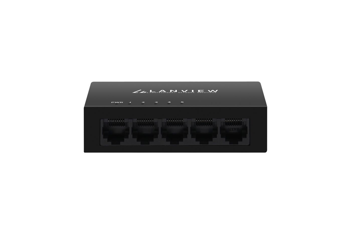 Lanview LVN-DESK-5PORT-1G 5-Port Gigabit Switch Schwarz