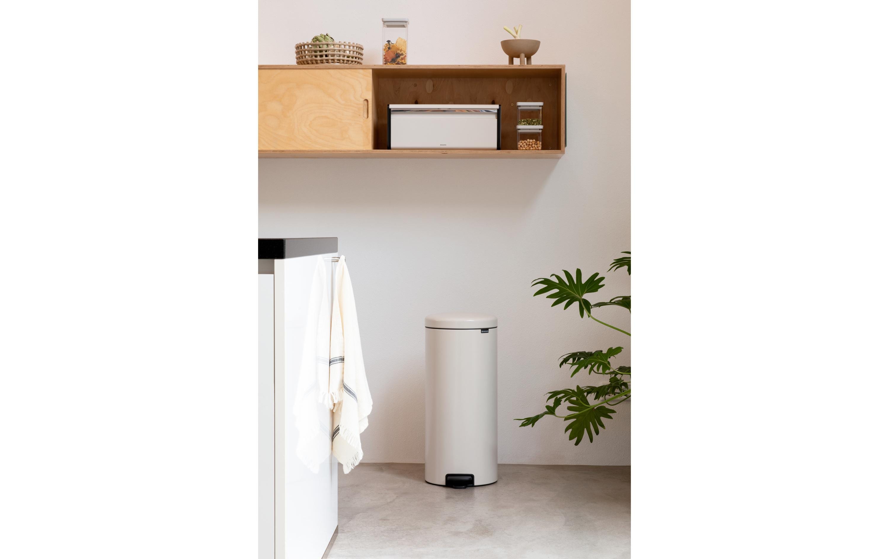 Brabantia NewIcon 30 l Treteimer Rund Beige