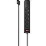 Hama Steckdosenleiste, 5-fach, Überspannungsschutz, Schalter, Wandmontage,1,5m,S (00223055)