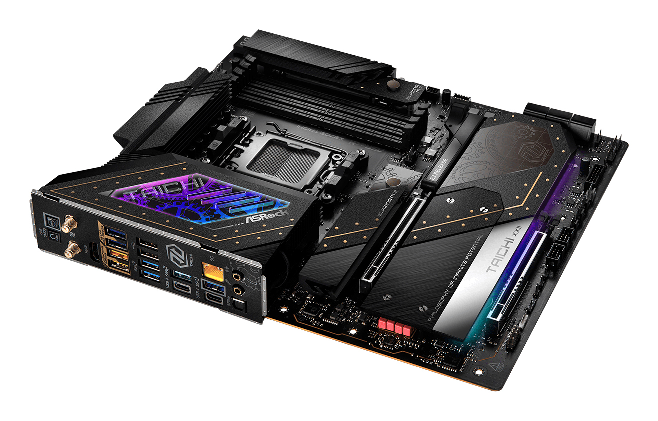 ASRock X870E Taichi Mainboard Sockel AM5 AMD X870E E-ATX Mehrfarbig
