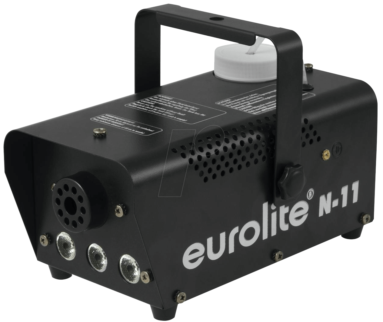EUROLITE Nebelmaschine N-11 LED HYBRID BL mit Lichteffekt, inkl. Kabelfernbedienung, inkl. Befestigu