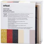 Cricut Insert Cards Glitz & Glam S40 Kartenset Taupe, Creme, Weiß (2009474)