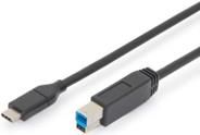 ASSMANN USB Type-C Anschlusskabel, Typ C auf AB (AK-300149-018-S)