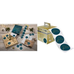 200 Aufkleber Christmas Tree petrol Tannenbaum 47.0 x 47.0 mm (CS124)