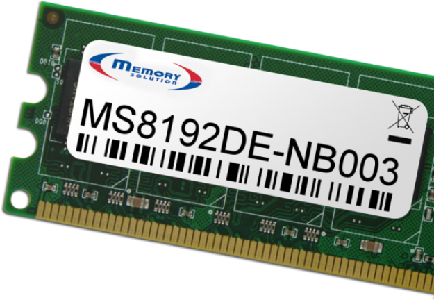 Memory Solution MS8192DE-NB003 8GB Speichermodul (MS8192DE-NB003)