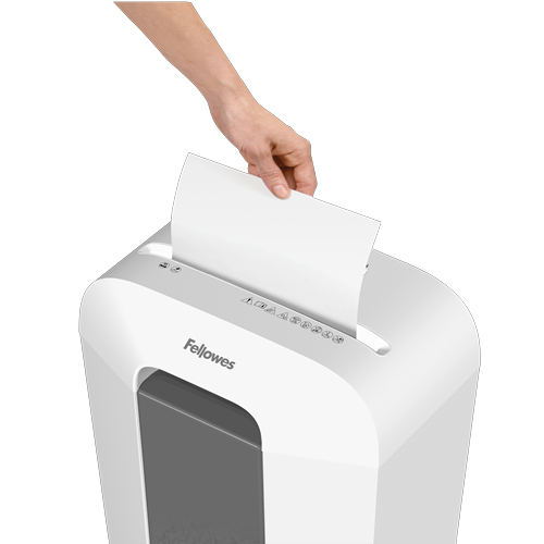 Fellowes Powershred LX50 Aktenvernichter Kreuzschnitt P-4 Weiß