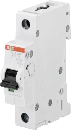 ABB Sicherungsautomat 2A S201-K2 pro M compact 1pol.K-Charakteristik S201-K2 (2CDS251001R0277)