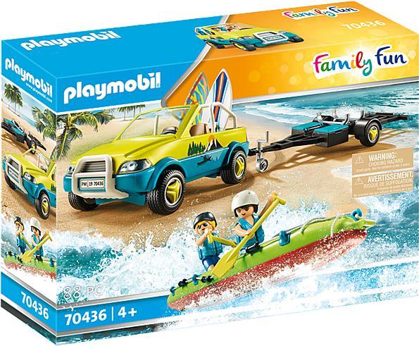 Playmobil FamilyFun Strandauto mit Kanuanhänger - Junge/Mädchen - 4 Jahr(e) - Kunststoff - Mehrfarben (70436)
