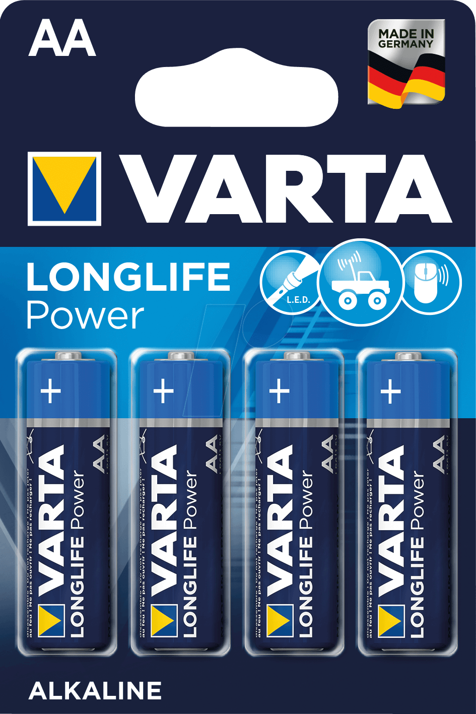 Varta 4906 Longlife Power 4er Bl Mignon Batterie (04906 121 414)