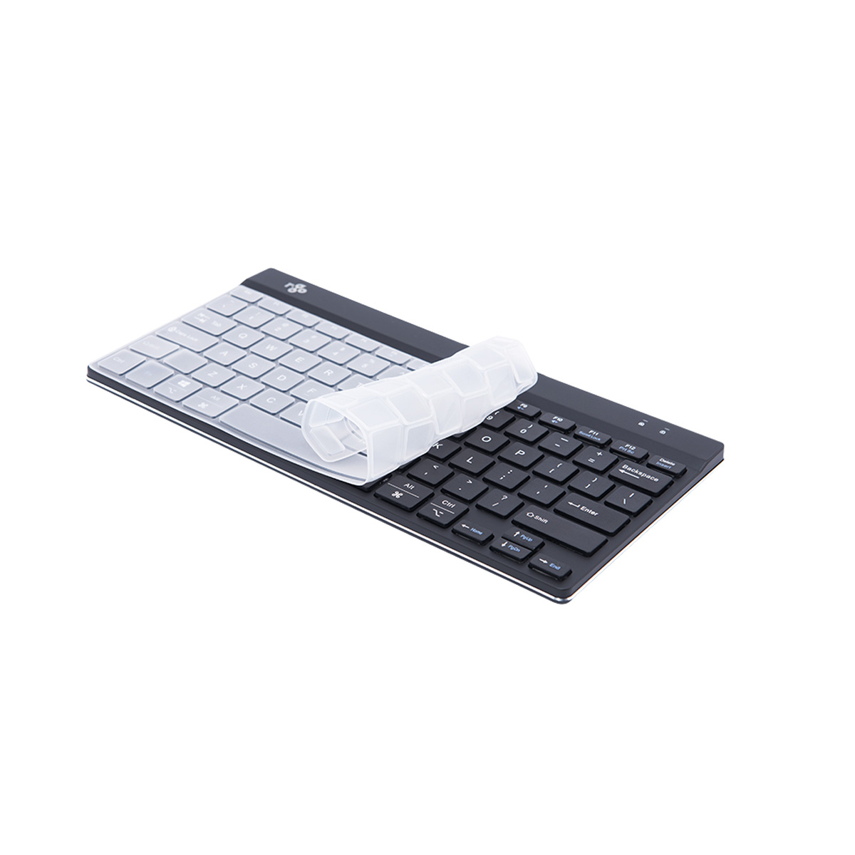 R-Go Hygienische Tastatur-Hülle (US) für R-Go Compact Break Tastatur-Abdeckung Durchsichtig