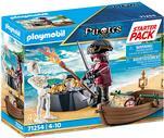 Playmobil ® Pirates Starter Pack Pirat mit Ruderboot 71254 (71254)
