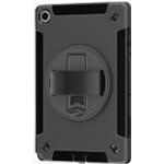 4smarts Rugged Case Grip für Samsung  Tab A8 10.5 (2021) schwarz Diese Tasche vereint optimalen Schutz und Funktionalität in einem! Dank des mehrlagigen Aufbaus ist dieses Case extrem stoßfest. In der Handschlaufe getragen, liegt das Tablet super sicher in der Hand. Zusätzlich ermöglicht die Standfunktion einen angeneh (452022)