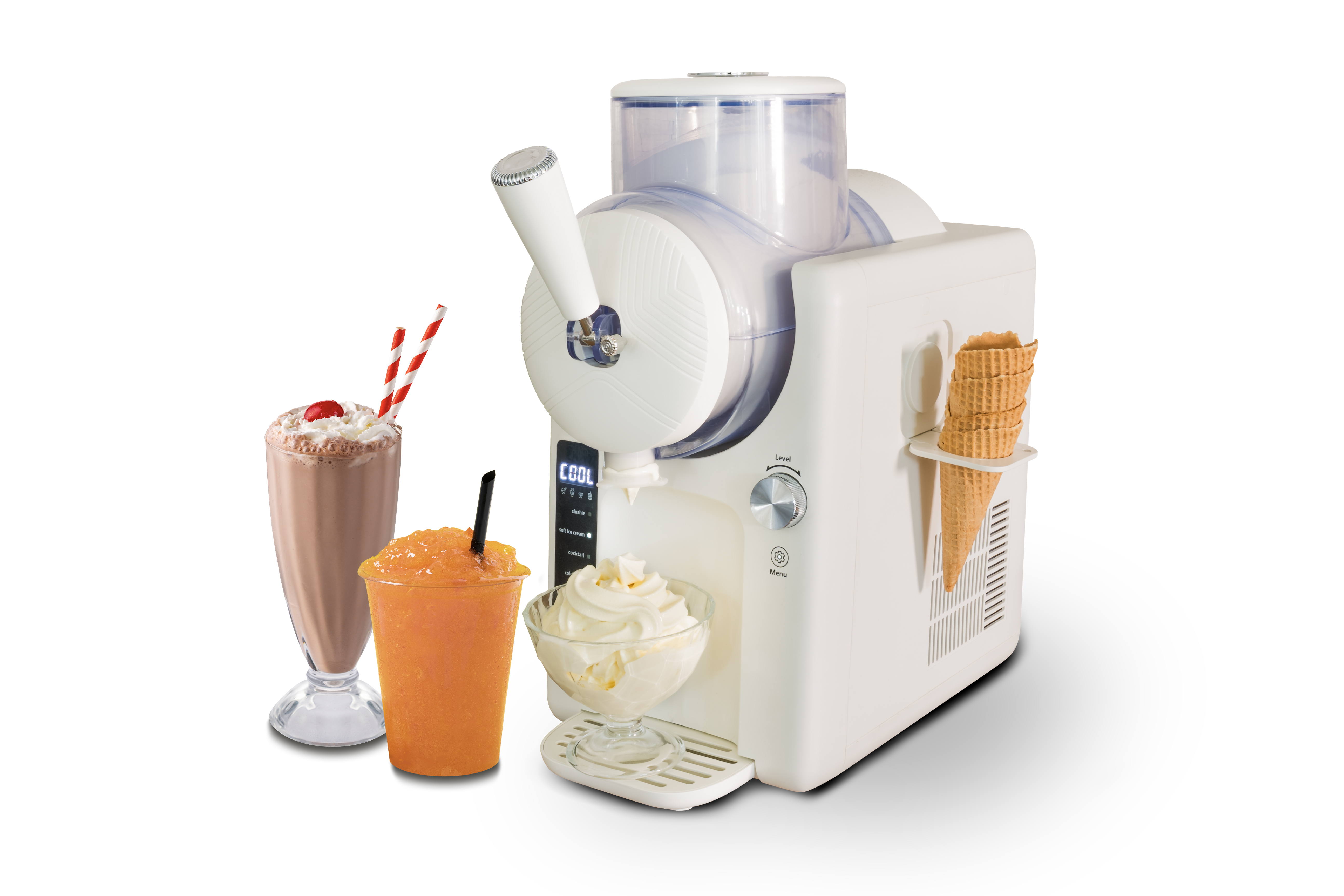 Unold 48950 Sofie 2in1 Slush- & Softeismaschine 2 l 150 W Weiß