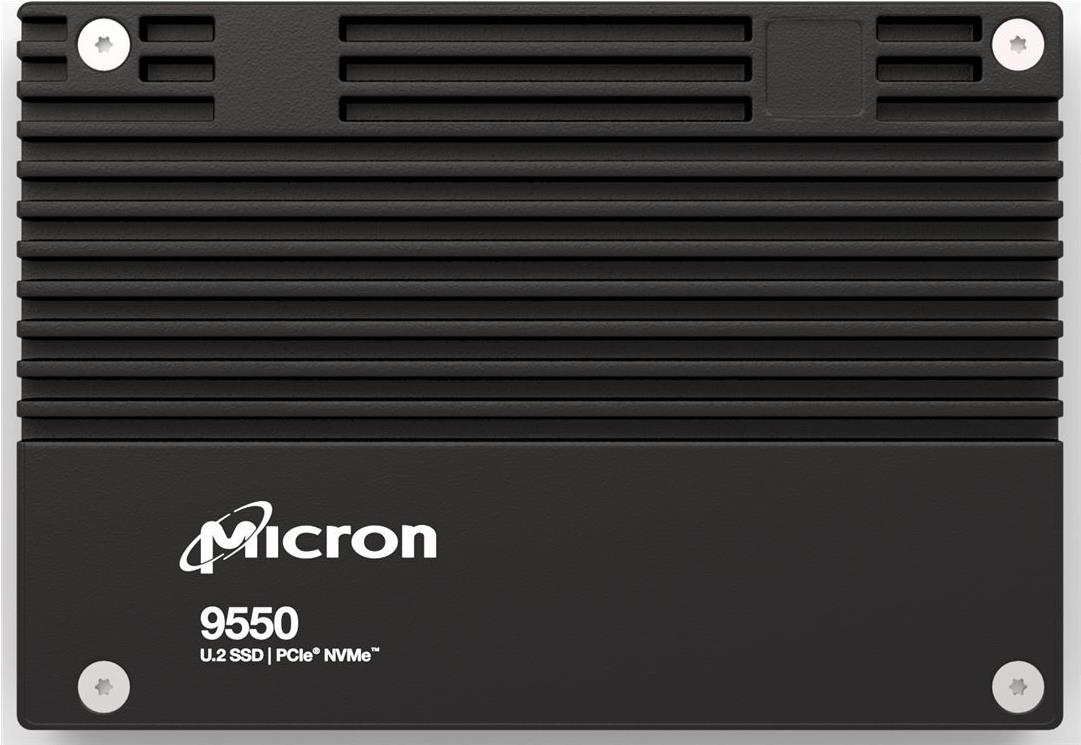 Micron 9550 MAX - SSD - Enterprise, Mixed Use - verschlüsselt - 6,4TB - intern - 2,5 (6,4 cm) - U.2 PCIe 5,0 x4 (NVMe) - TCG Opal Encryption 2,02 - TAA-konform (MTFDLAL6T4THB-1BK1DABYYR)