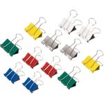 Mauly 214 Foldback-Klammer, farbig sortiert (B)16 mm Inhalt: 12 Stück, Klemmweite: 5 mm (21416-99)
