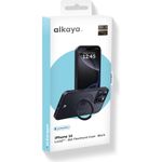 alkaya Lucid 360 FlexStand Case mit Magsafe für iPhone 16 schwarz (CS-20226)