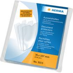 HERMA Ausweishülle, PP, 1-fach, 0,14 mm, Format: 110 x 155mm dokumentenecht, transparent, reißfest, Griffaussparung für - 1 Stück (1332)
