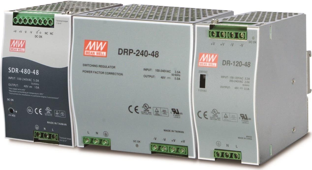 PLANET TECHNOLOGY Planet PWR-120-48 48V 120W Din-Rail Power Supply (DR-120-48)