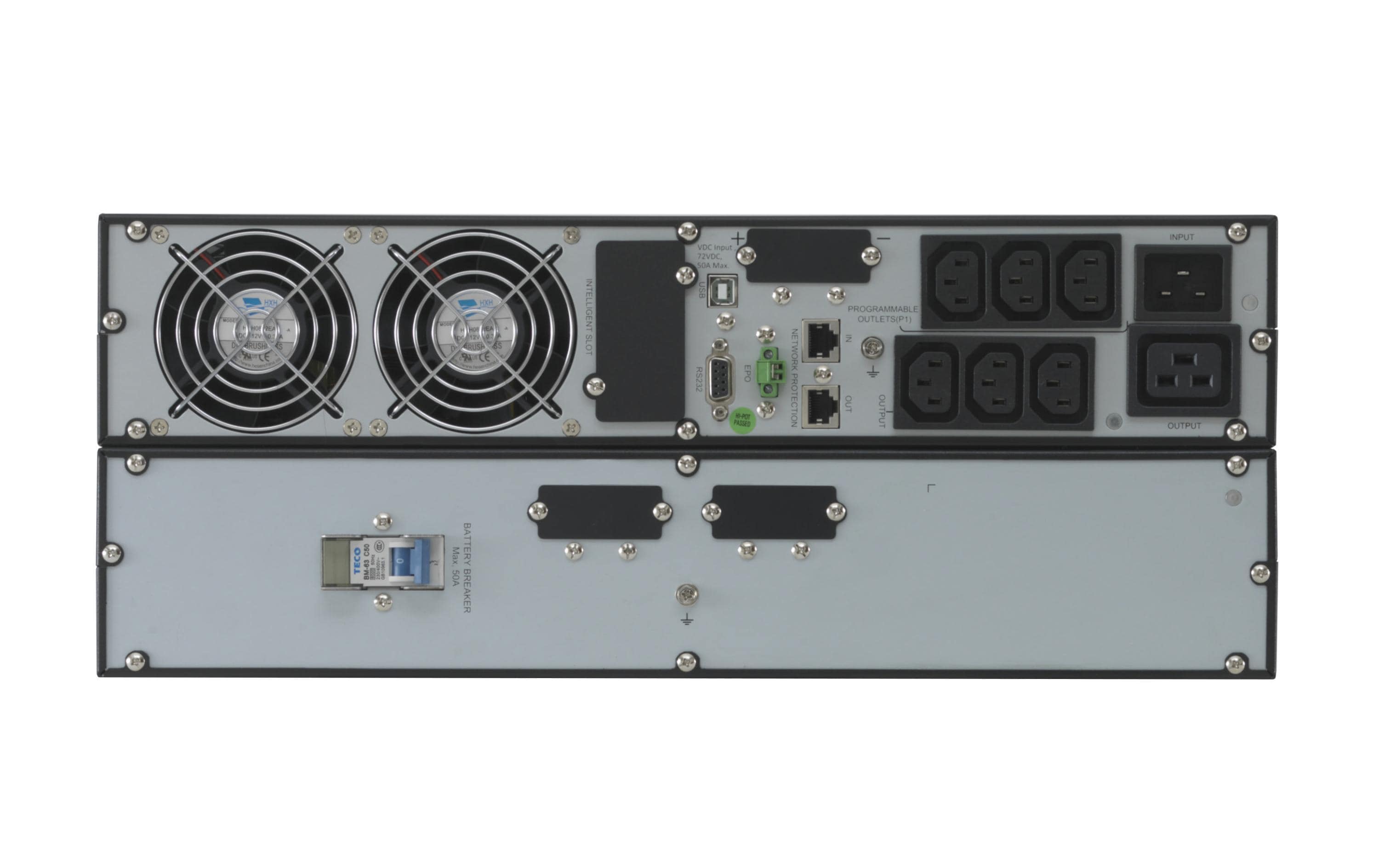 Online USV-Systeme XANTO 3000R USV 3000 VA / 3000 W Doppelwandler 2U Schwarz