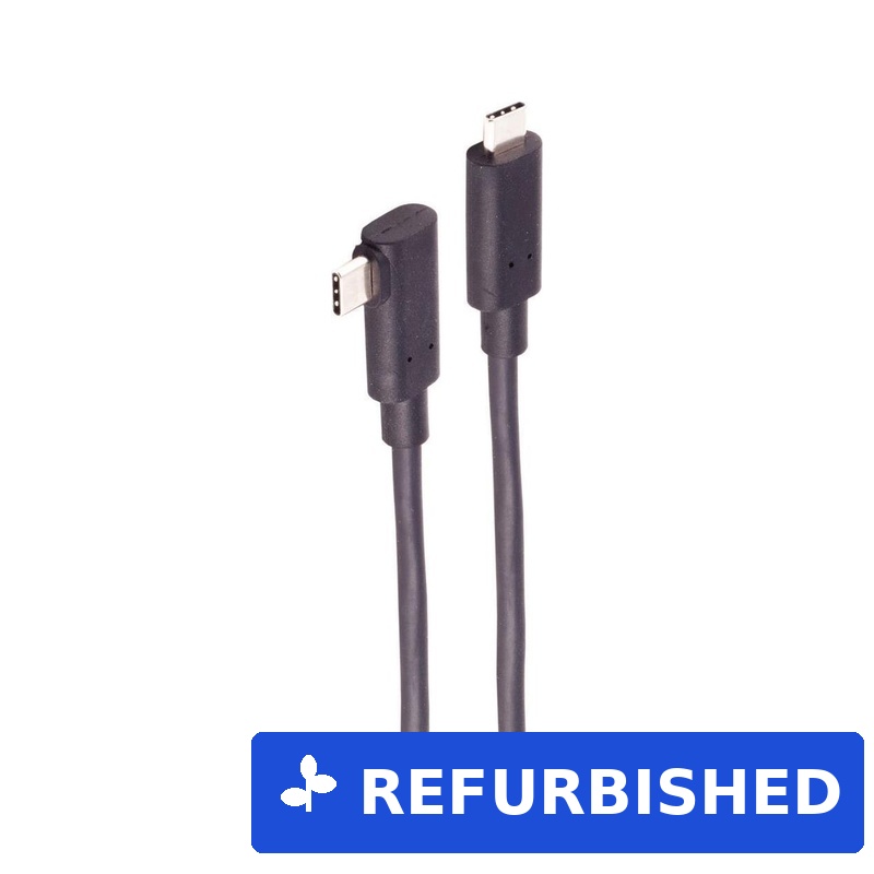 shiverpeaks ®-BASIC-S--USB-C Verbindungskabel, USB Kabel Typ-C Stecker auf Typ C Stecker, 3.2 Gen 2x2, 100W, 0,25m (BS30-42075) (geöffnet)