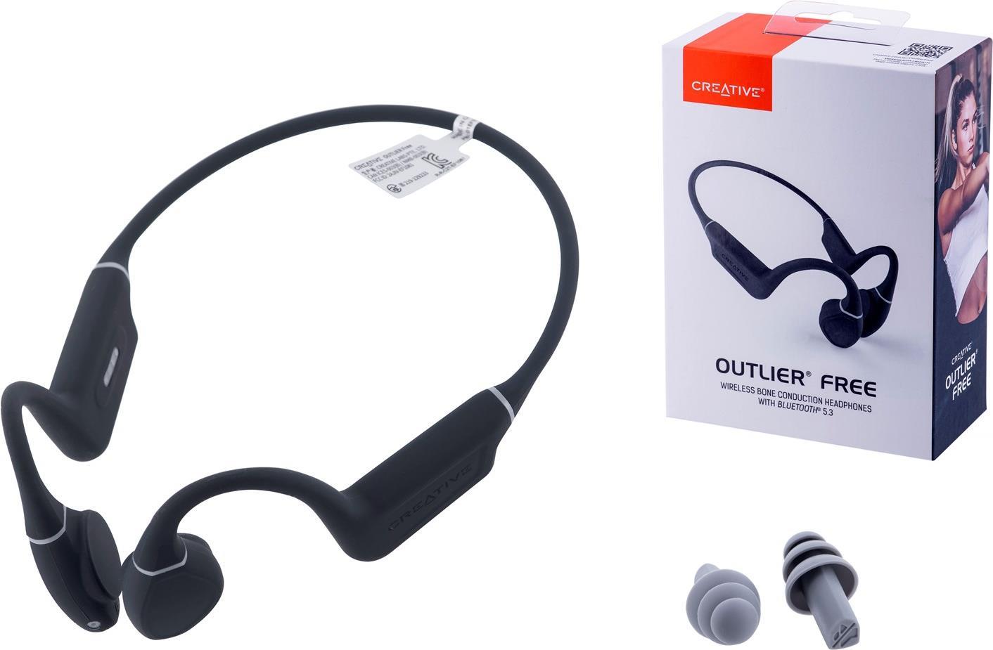 Creative - Outlier Free Bone Conductor Headphones, Black (51EF1080AA000)