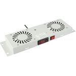 Lanview 2 FANS, DIGITAL THERMOSTAT CONTROLLED FAN MODULE WHITE (RAF205WH)