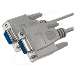 EFB-Elektronik Datenkabel seriell 1:1, 2x DSub 9, Bu.-Bu., 5,0m, beige Hersteller: EFB Elektronik (EK152.5)