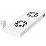 Equip Lüftermodul 19" für Serverschränke 4xLüfter RAL7035 (EZF-2-G)