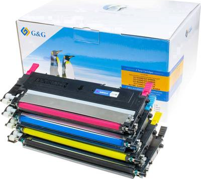 G + G Toner G&G Samsung CLT-P4092C Multipack comp. bk/ye/cy/ma (15003)