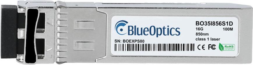 Lenovo B4KA kompatibler BlueOptics© SFP+ Transceiver für Short-Wave Multimode 16 Gigabit Highspeed Datenübertragungen in Glasfaser Netzwerken. Unterstützt Fibre Channel Anwendungen Storage Systemen und ähnlicher Hardware. BlueOptics SFP+ Transceiver sind (B4KA-BO)