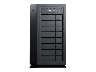 Promise Pegasus32 R8 144 TB 8-Schacht Festplatten-Array Thunderbolt 3 Schwarz