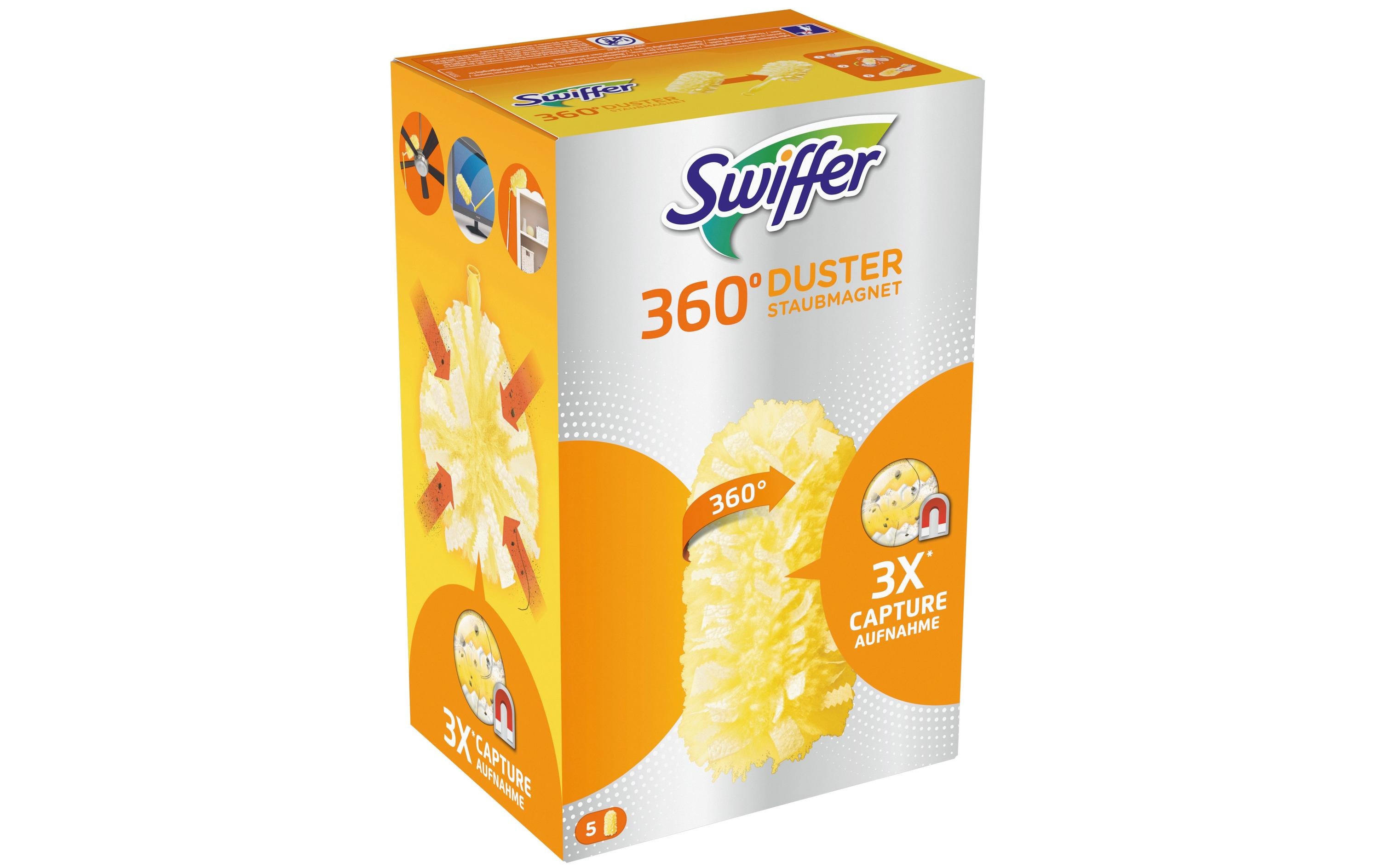 Swiffer Staubmagnet 360° Ersatztücher Nachfüllpack, Gelb