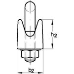 Wiedenmann Drahtseilklemme 4mm Edelstahl VE10St (18dkl04)
