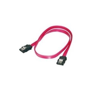 Assmann SATA connection cable. L-type. w/ latch F/F. 0.3m. straight. SATA II/III. UL. re (AK-400102-003-R)