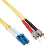LWL Duplex Kabel, InLine®, LC/ST 9/125µm, 10m (88611)