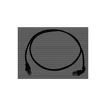 Telegärtner 100008676 RJ45 Netzwerkkabel, Patchkabel CAT 6a S/FTP 5.0 m Schwarz Flammwidrig, mit Knickschutztülle 1 St.