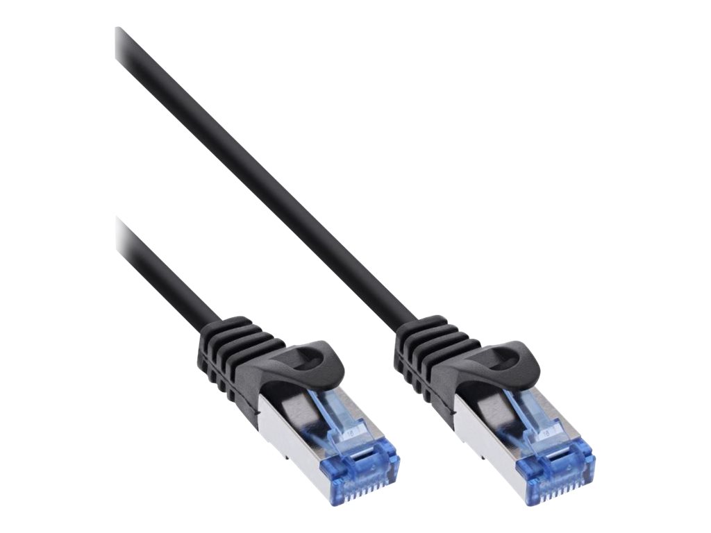 Helos S/FTP Cat 6a Outdoor Patchkabel 3 m Schwarz