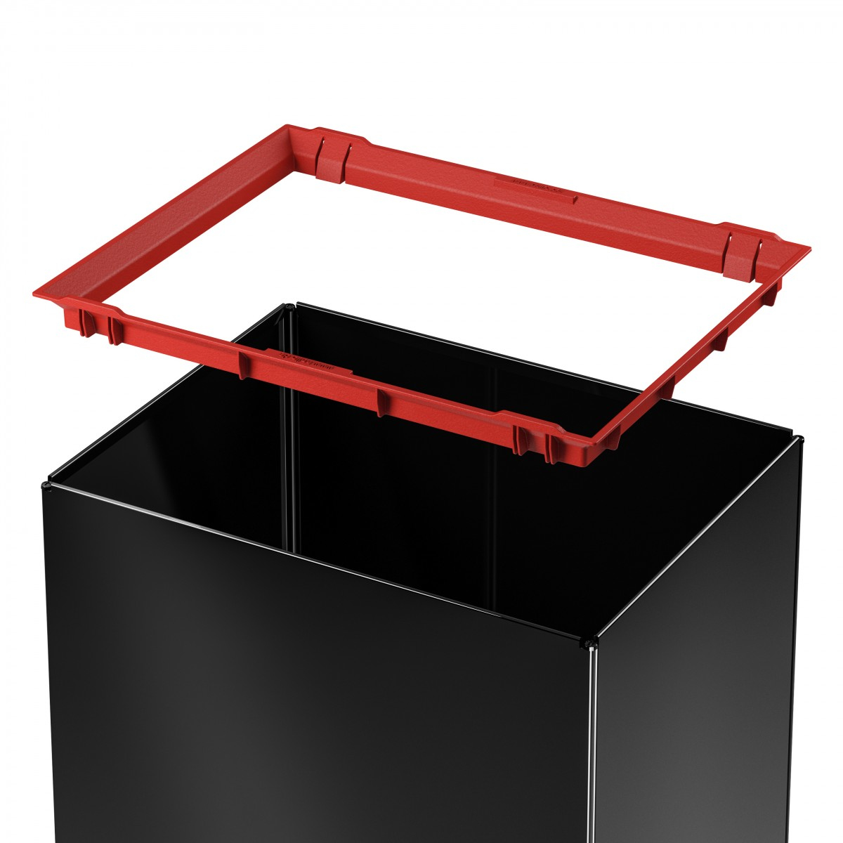 Hailo Big-Box Swing L Abfalleimer 35 l Schwingdeckel Schwarz
